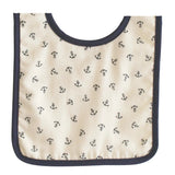 Baby Bib Navy Anchor Print - Alimrose Alimrose