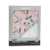 Berry Floral Hooded Towel - By Bubba Blue Bubba Blue