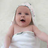 Berry Floral Hooded Towel - By Bubba Blue Bubba Blue