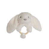 Rosie Bunny Rattle White & Pink - 18cmHT by Teddy Time Teddy Time