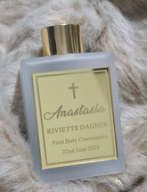 Frosted Favor Bottles with Acrylic Label x 12 Blanket Babies