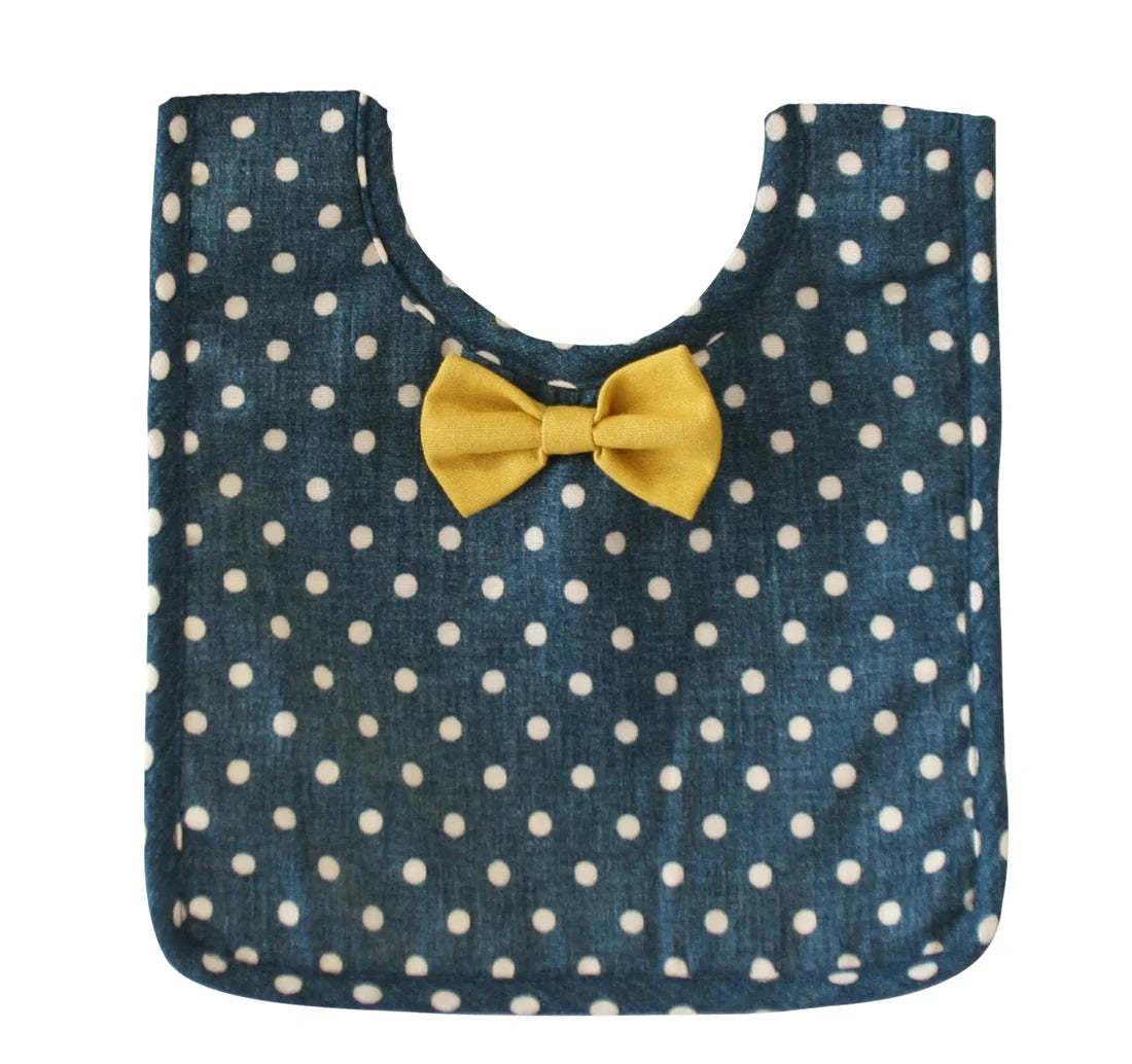 Bow Tie Bib Ocean Blue - By Alimrose Alimrose