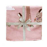 Bunnies Day Out Baby Blanket in Petal Pink - By Alimrose Alimrose