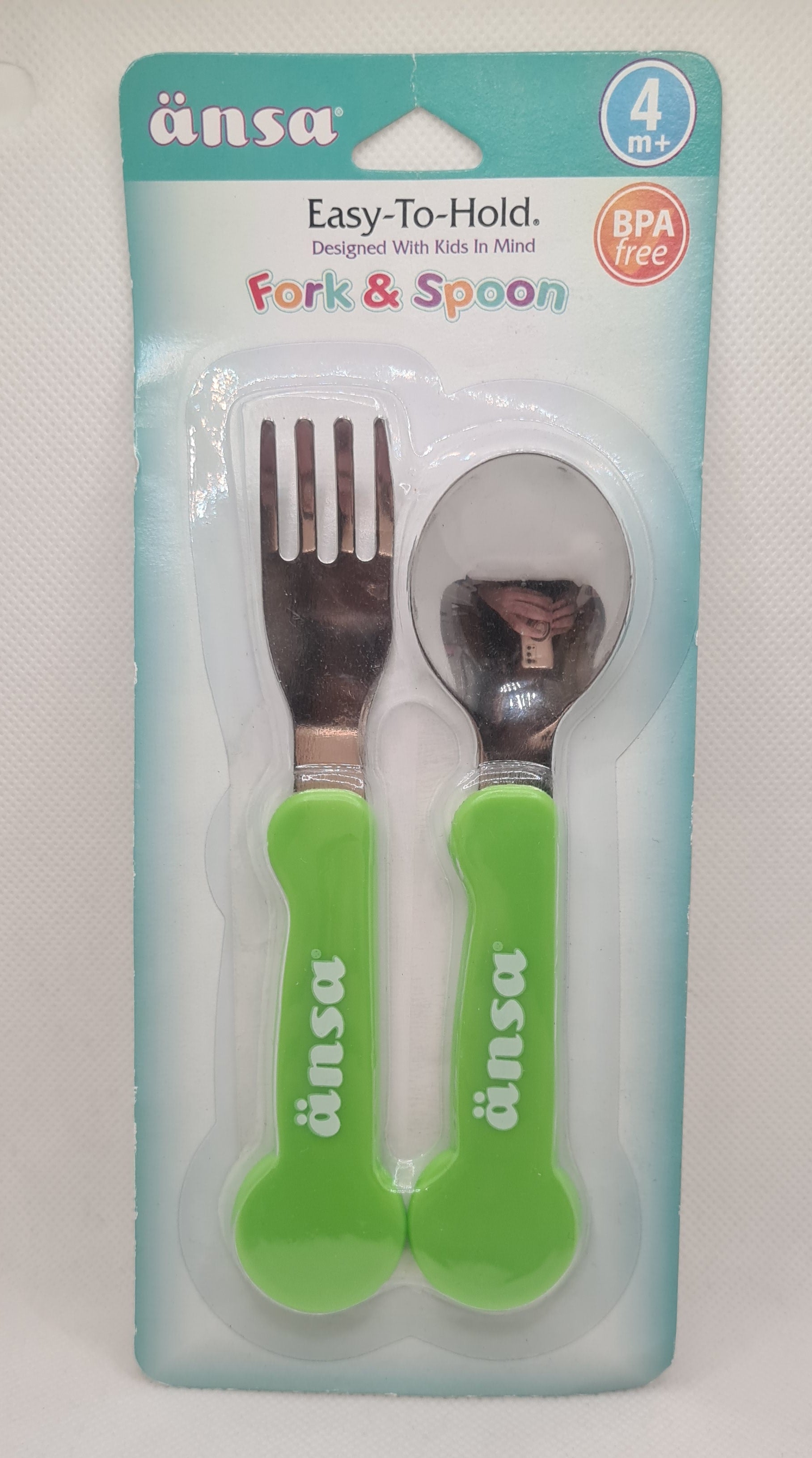 a spoon and fork in a package