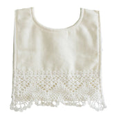 Erin Bib Ivory Linen - By Alimrose