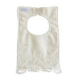 Erin Bib Ivory Linen - By Alimrose