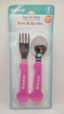 a spoon and fork in a package