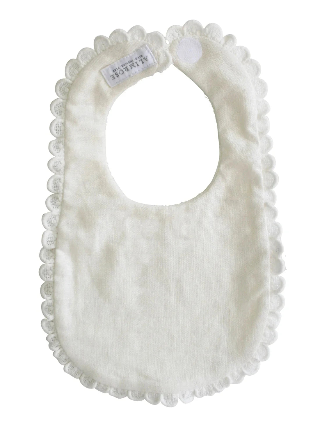 Sophie Bib Ivory Linen - By Alimrose Alimrose