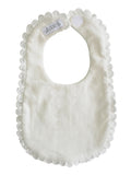Sophie Bib Ivory Linen - By Alimrose Alimrose