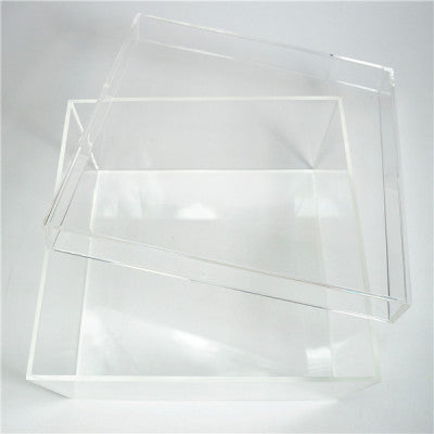 SQUARE ACRYLIC BOX - 20CM