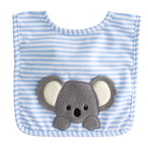 Baby Koala Bib Blue by Alimrose