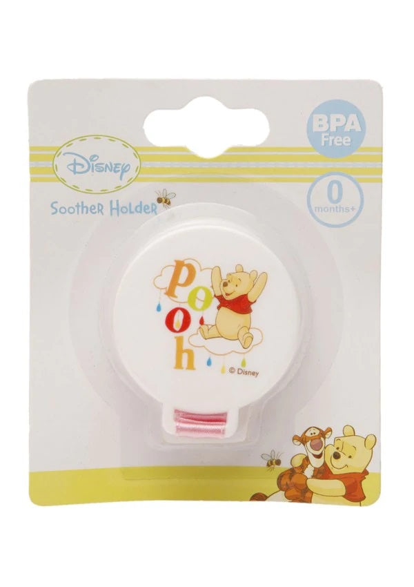 Disney Winnie The Pooh Pink Pacifier Holder x 2