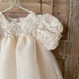 Party Ivory Faye Rose Dress - By Lilvida Lilvida