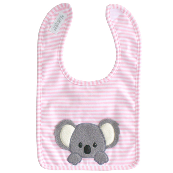 Baby Koala Bib Pink by Alimrose
