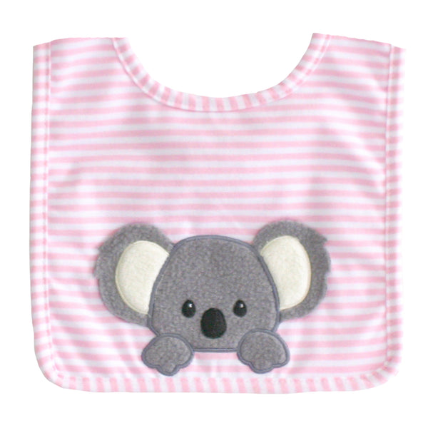 Baby Koala Bib Pink by Alimrose