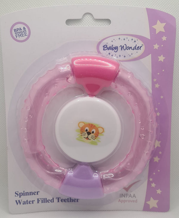Spinner Rattle Water Filled Teether by Baby Wonder - Blanket Babies