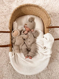 Oak Knitted Ribbed Romper - By Little B's Nursery Little B's Nursery