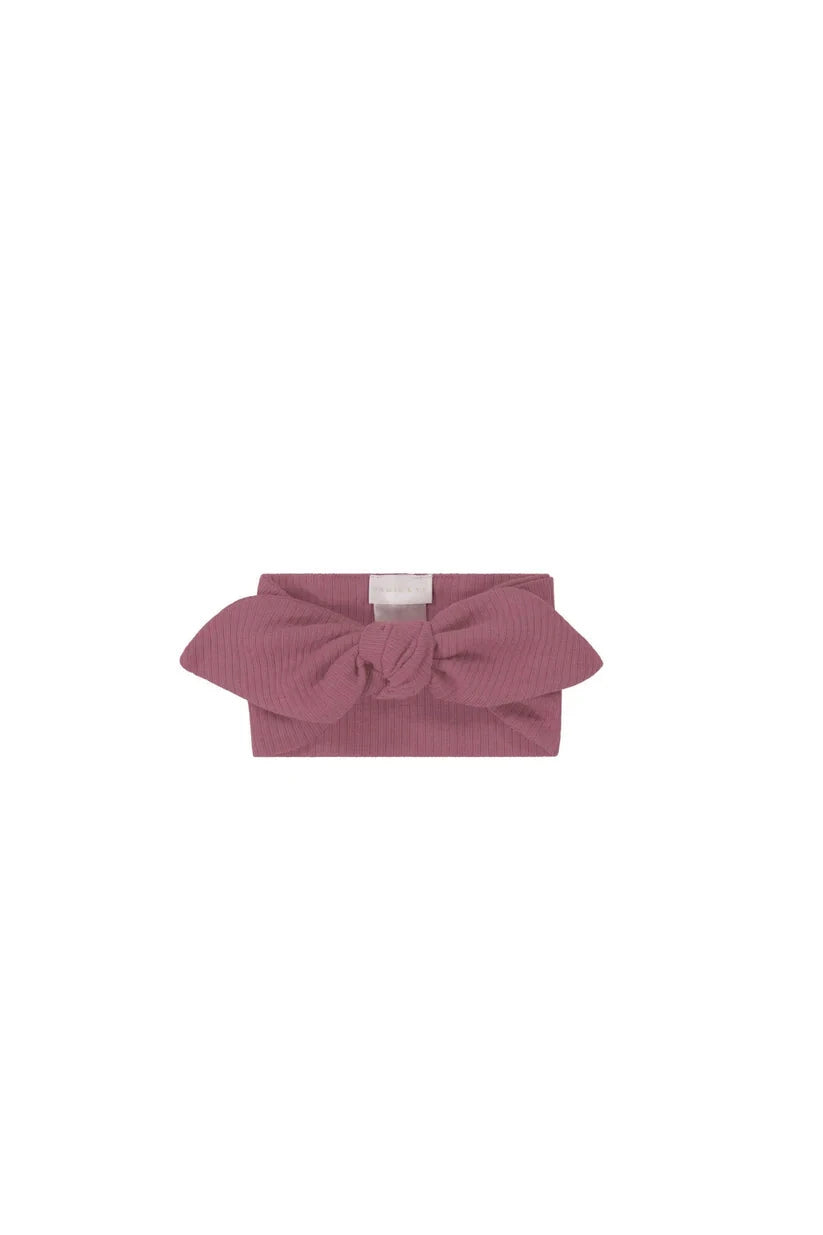 Organic Cotton Modal Lilian Headband - Rosette by Jamie Kay Jamie Kay