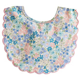 Dainty Scallop Bib Liberty Blue - By Alimrose Alimrose