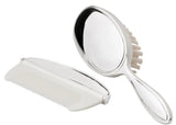 Elegant Silver Plated Brush & Comb Set by Simply Elegant Simply Elegant