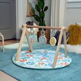 Ingenuity Sun Valley™ Wooden Toy Arch & Baby Play Mat Ingenuity