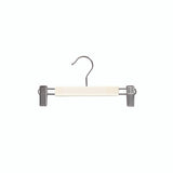 Baby White Wooden Clothes Hanger With Adjustable Clips Blanket Babies