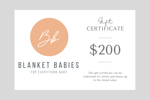 Gift Certificate - Blanket Babies
