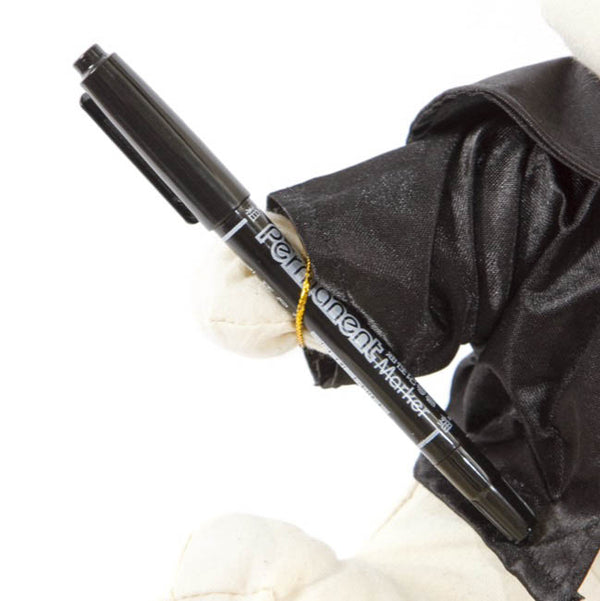Graduation Signature Teddy Bear with Pen Cream (25cmST) - Blanket Babies