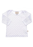Babyushka Organic Essentials Long Sleeve White Polka Dot Top - Blanket Babies