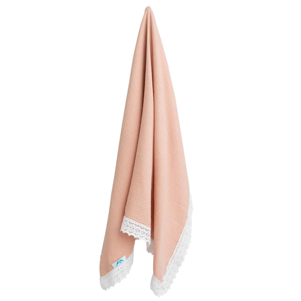 Heirloom Swaddle - Dusty Rose - Blanket Babies