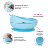 Sage Silicone Suction Bowl Set with Two Spoons by Bright Berry - Blanket Babies