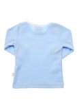 Babyushka Organic Essentials Long Sleeve Blue Top - Blanket Babies