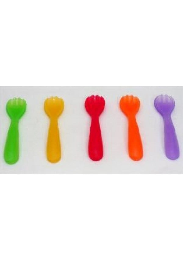 Baby Wonder 5 pack Travel Mate Disposable Baby Fork & Spoon - Blanket Babies