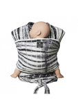 HUG A BUB: Lightweight wrap carrier 100% organic carrier - watercolour grey - Blanket Babies