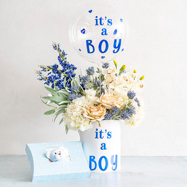Sticker It's a Boy Pack in Baby Blue - Blanket Babies