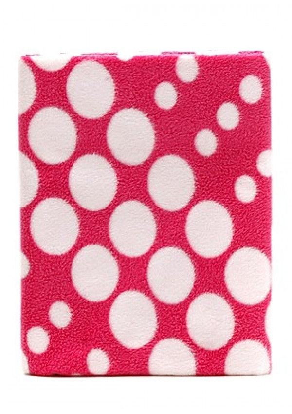 Pink Polka Dot Mattress Protector - Blanket Babies