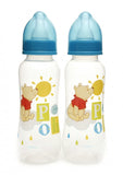 Disney Winnie The Pooh Baby Boy Feeding Bottle 250ml - 2 Pack x 2 - Blanket Babies