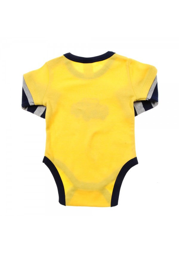 SNUGZEEZ YELLOW CAR ROMPER - Blanket Babies