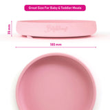 Pink Easy-Scooping Suction Plate by Bright Berry - Blanket Babies