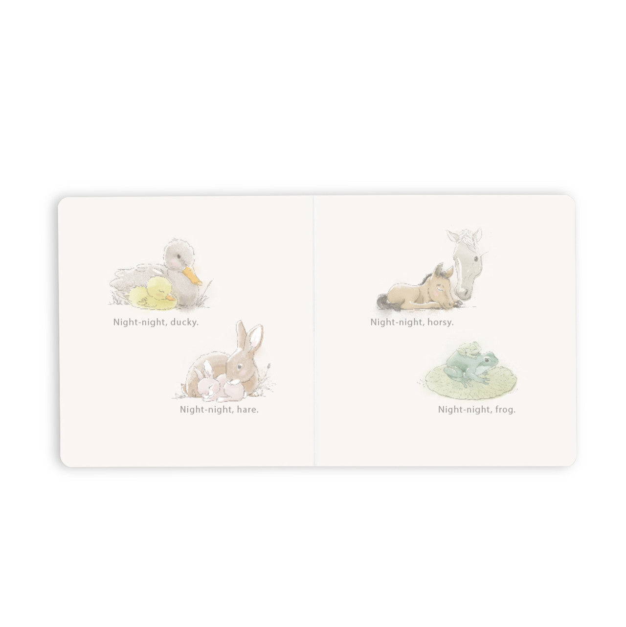 Goodnight Animals Book and Blanket Giftset - By Demdaco