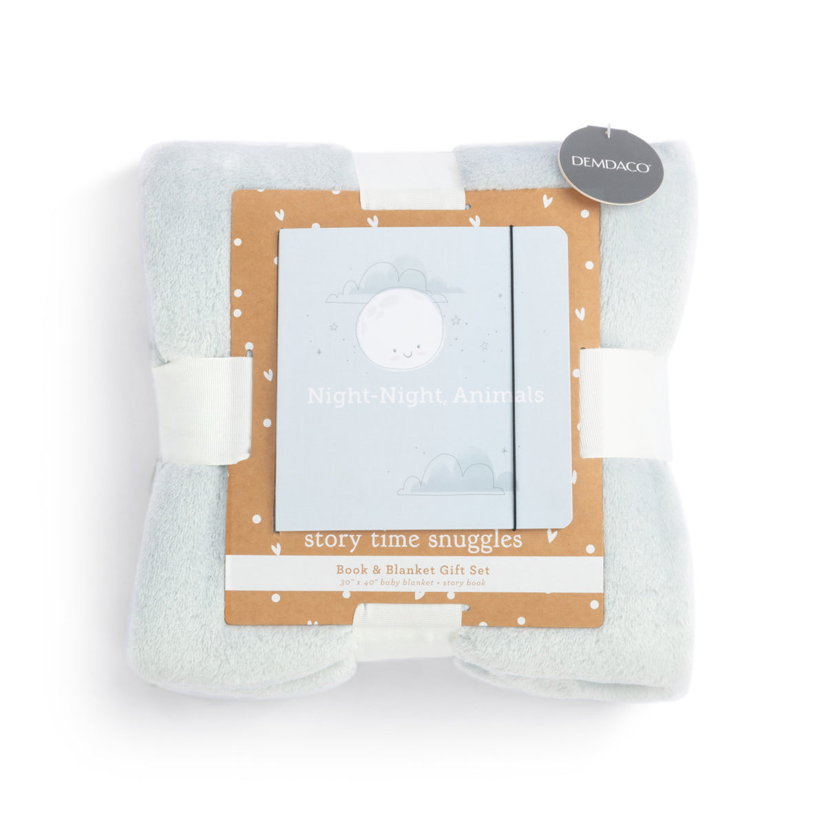 Goodnight Animals Book and Blanket Giftset - By Demdaco