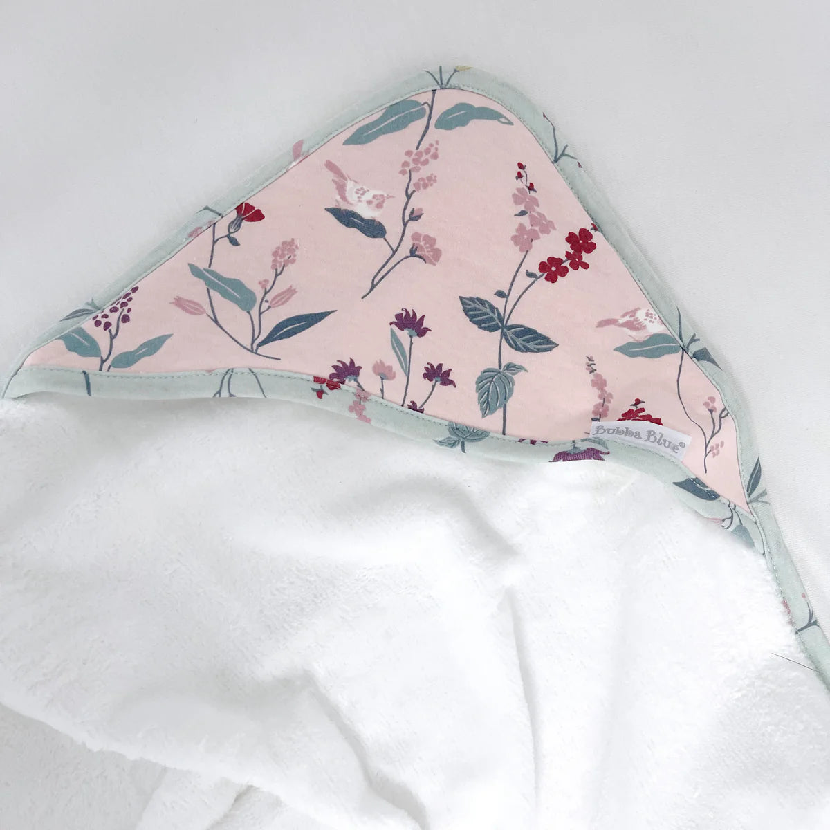 Berry Floral Hooded Towel by Bubba Blue