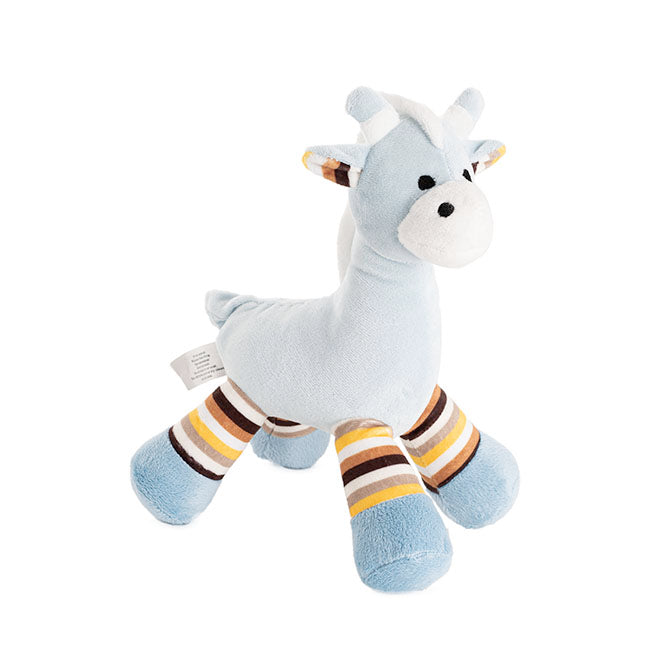Baby Boy Gift Bundle – Plush Rattle &amp; 2-Pack Romper Set