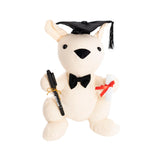 Graduation Signature Calico Kangaroo with Pen - 25cmST