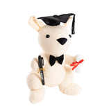 Graduation Signature Calico Kangaroo with Pen - 25cmST