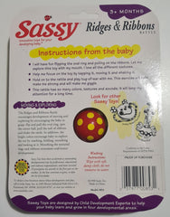 Ridges & Ribbon Rattle - By Sassy