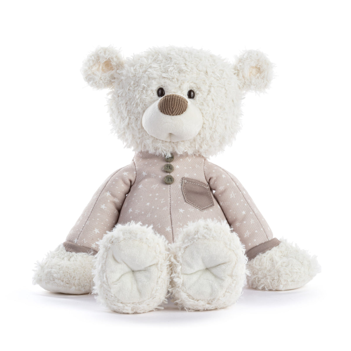 Sweet Dreams Neutral PJ Bear - By Demdaco