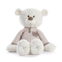Sweet Dreams Neutral PJ Bear - By Demdaco
