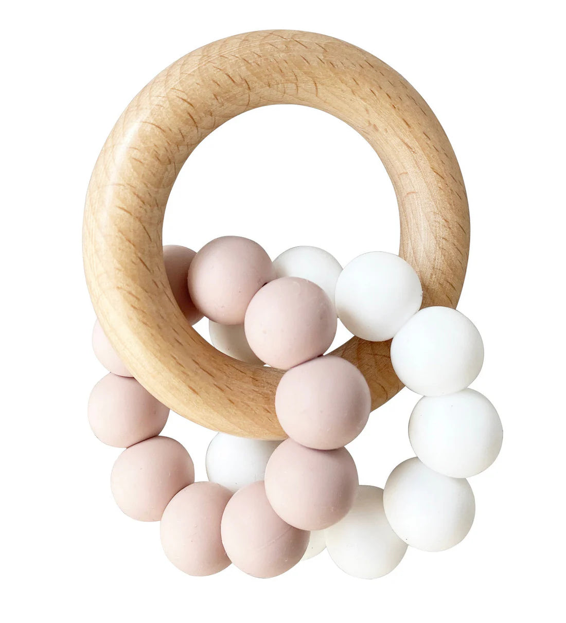 Beechwood Double Teether Ring - Petal White by Alimrose