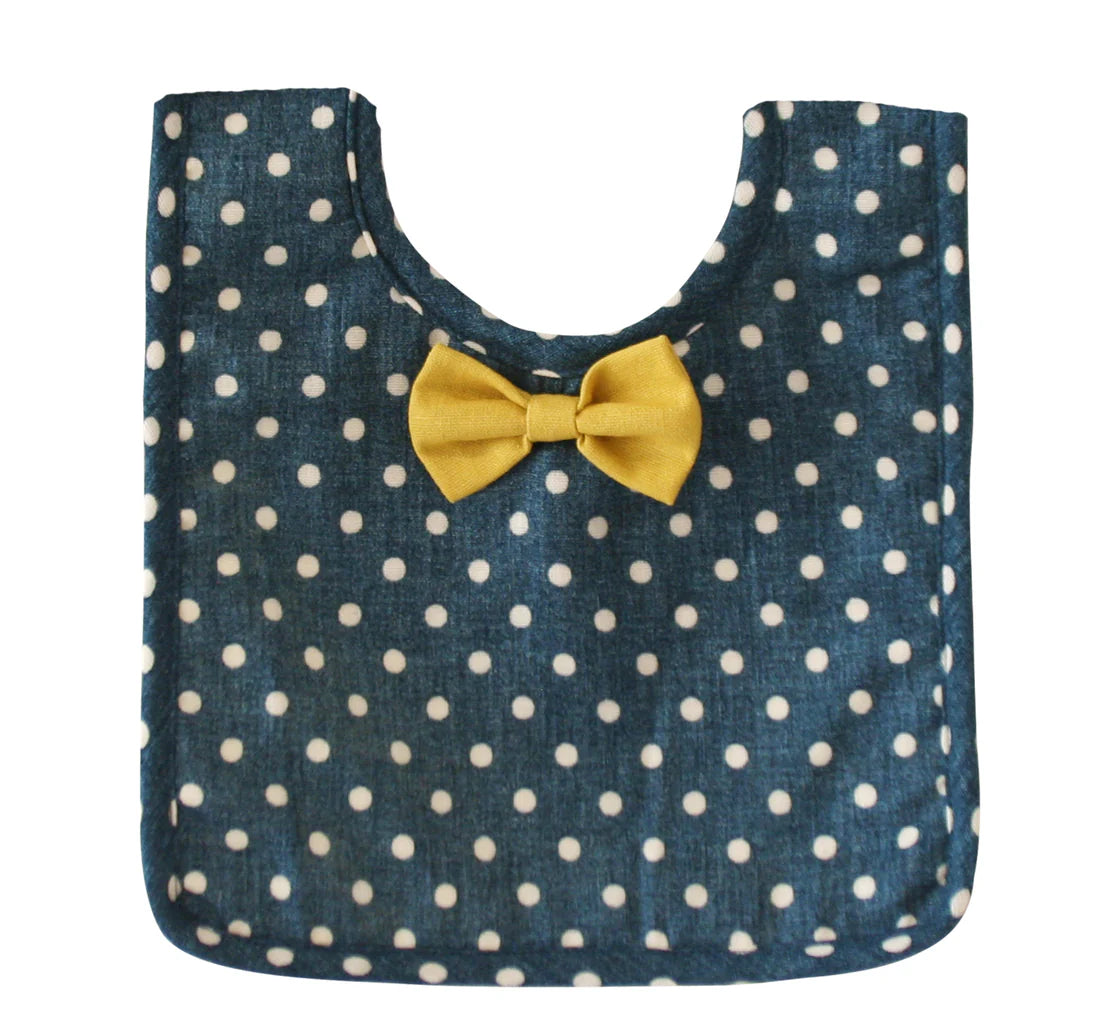 Bow Tie Bib Ocean Blue by Alimrose